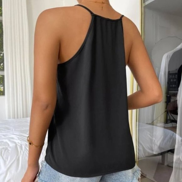 Leopard Print Cami Top black - Picture 2 of 6